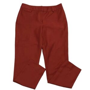 Burnt Orange Slim Ankle Pants